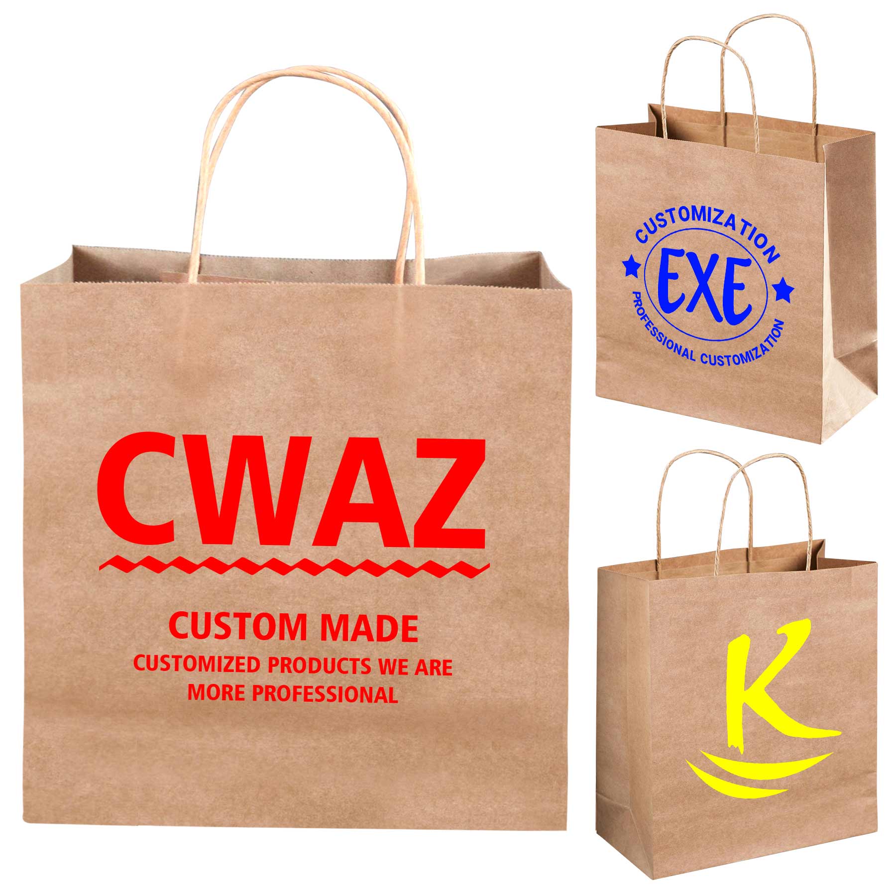 Kraft Paper Brown Shopping Bag 1