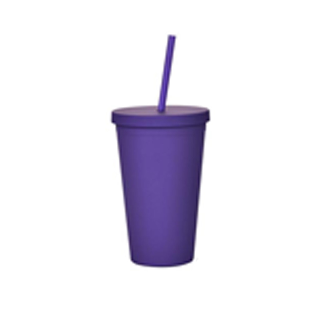 Double-Layer Plastic Straw Cup 3