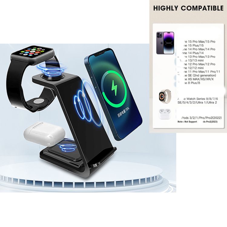3 in 1 Wireless Charging Station 2