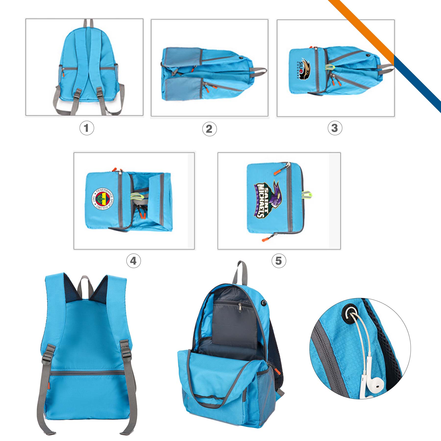 Venda Foldable Travel Backpack 4