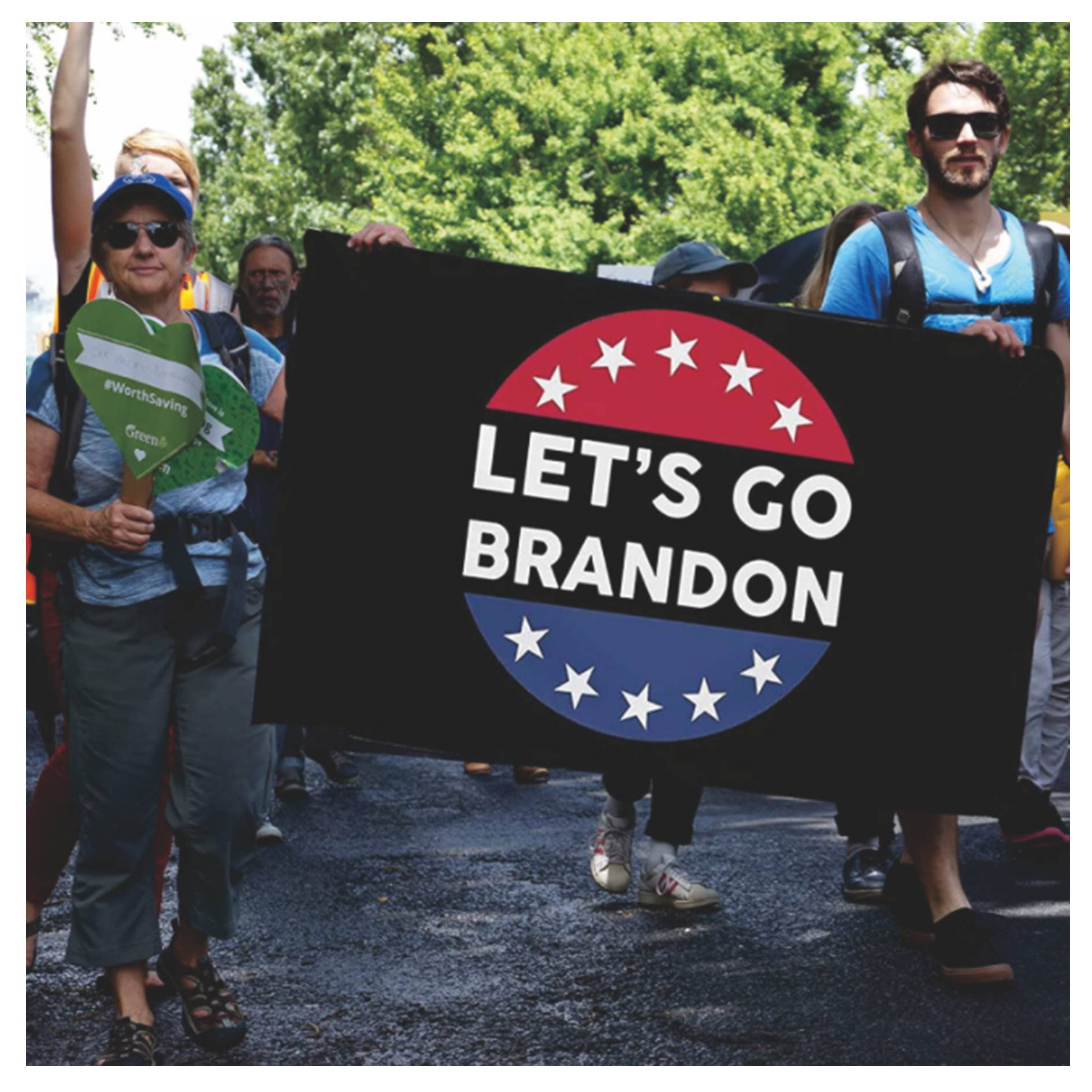 Let's Go Brandon Flags Vote Banner 1