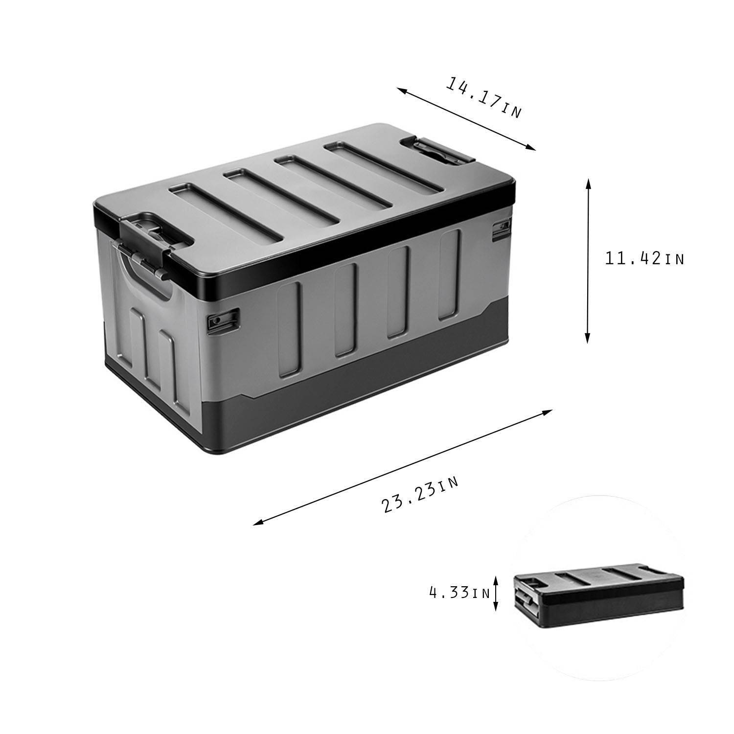 Foldable Plastic Car Trunk Organizer Box 8