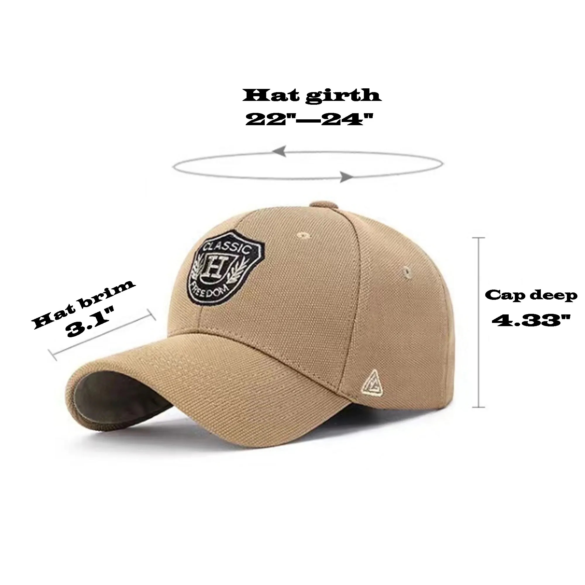 Adjustable Seasonal Baseball Cap Sun Hat Peaked 3