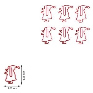 Christmas Sock Shaped Paper Clips with Tin Box 7