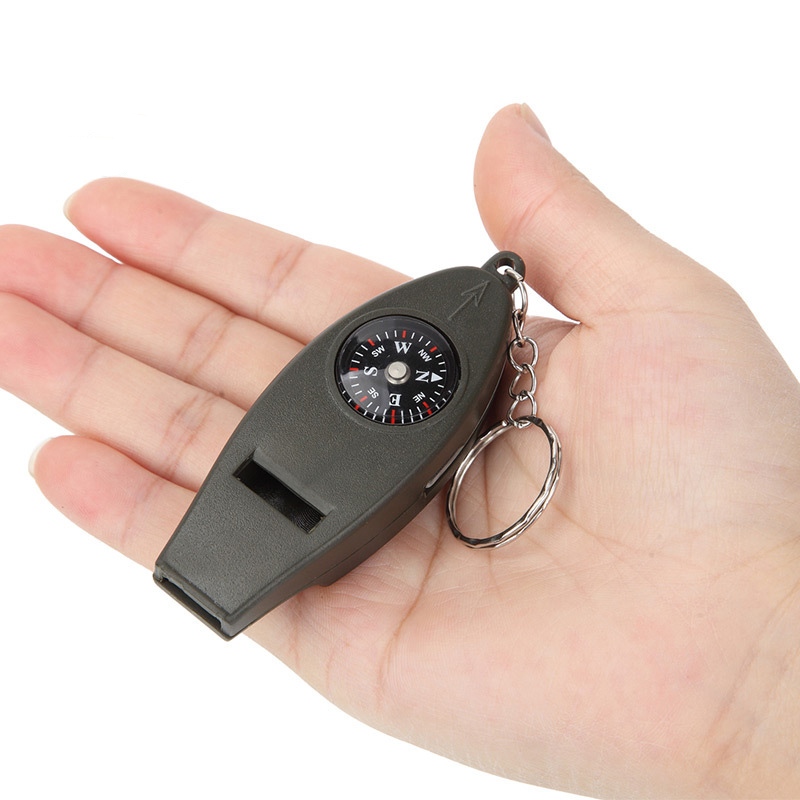 Thermometer Compass Magnifier Multifunction Whistle 3