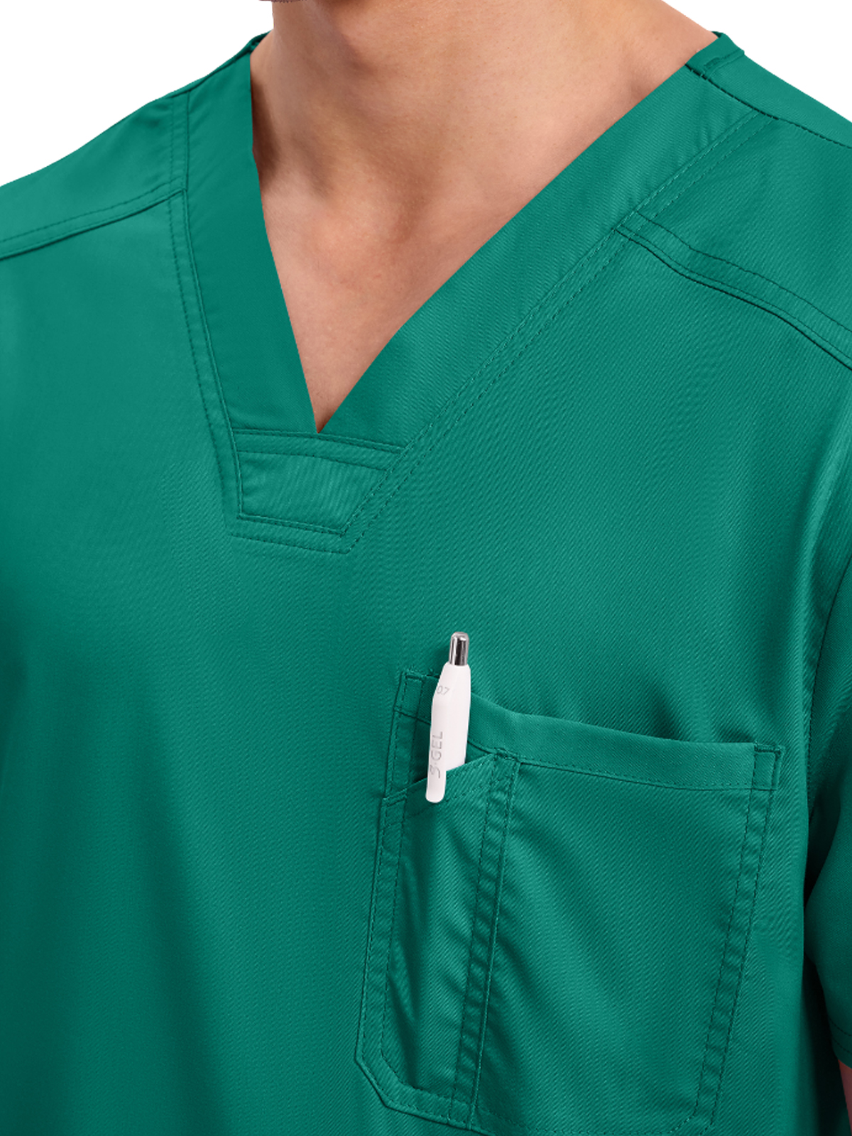 Cherokee - Workwear Revolution - Men's 1-Pocket Tuckable V-Neck Top 14