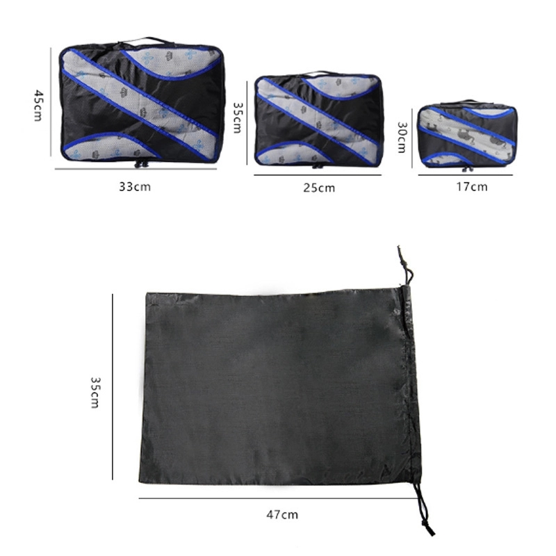 Custom 4 Set Durable Travel Luggage Packing Organizers 2