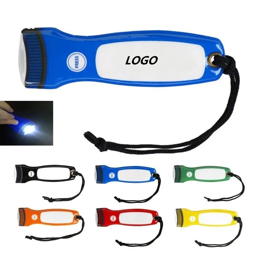 PVC LED Flashlight Key Chain 6