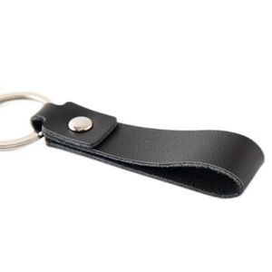 Stylish Textured PU Leather Key Ring Keychain Organizer 33