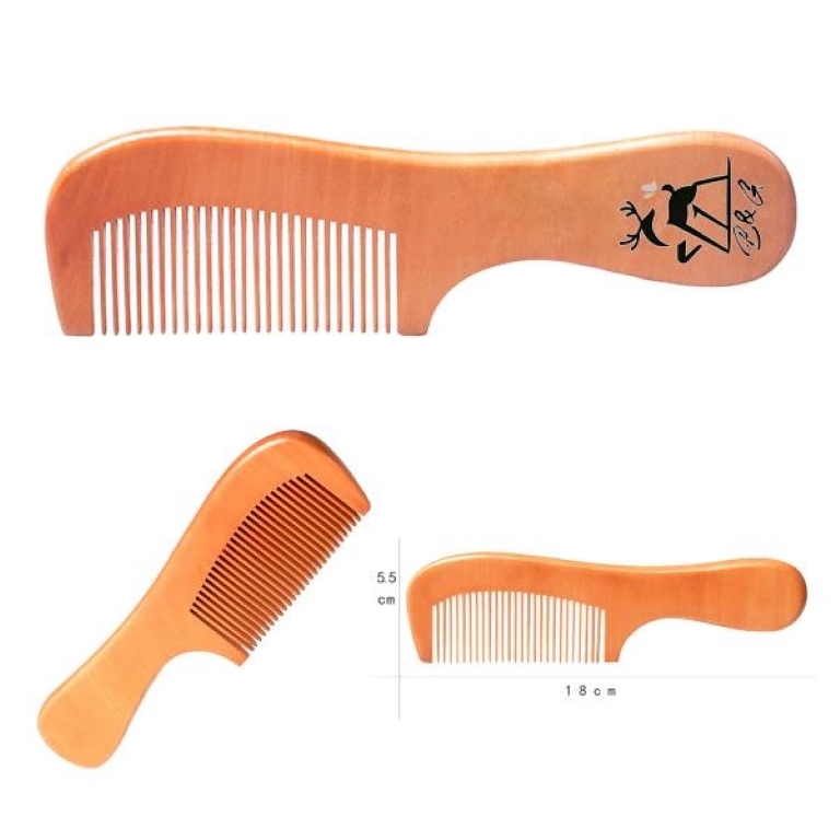 Peach Wood Comb 2
