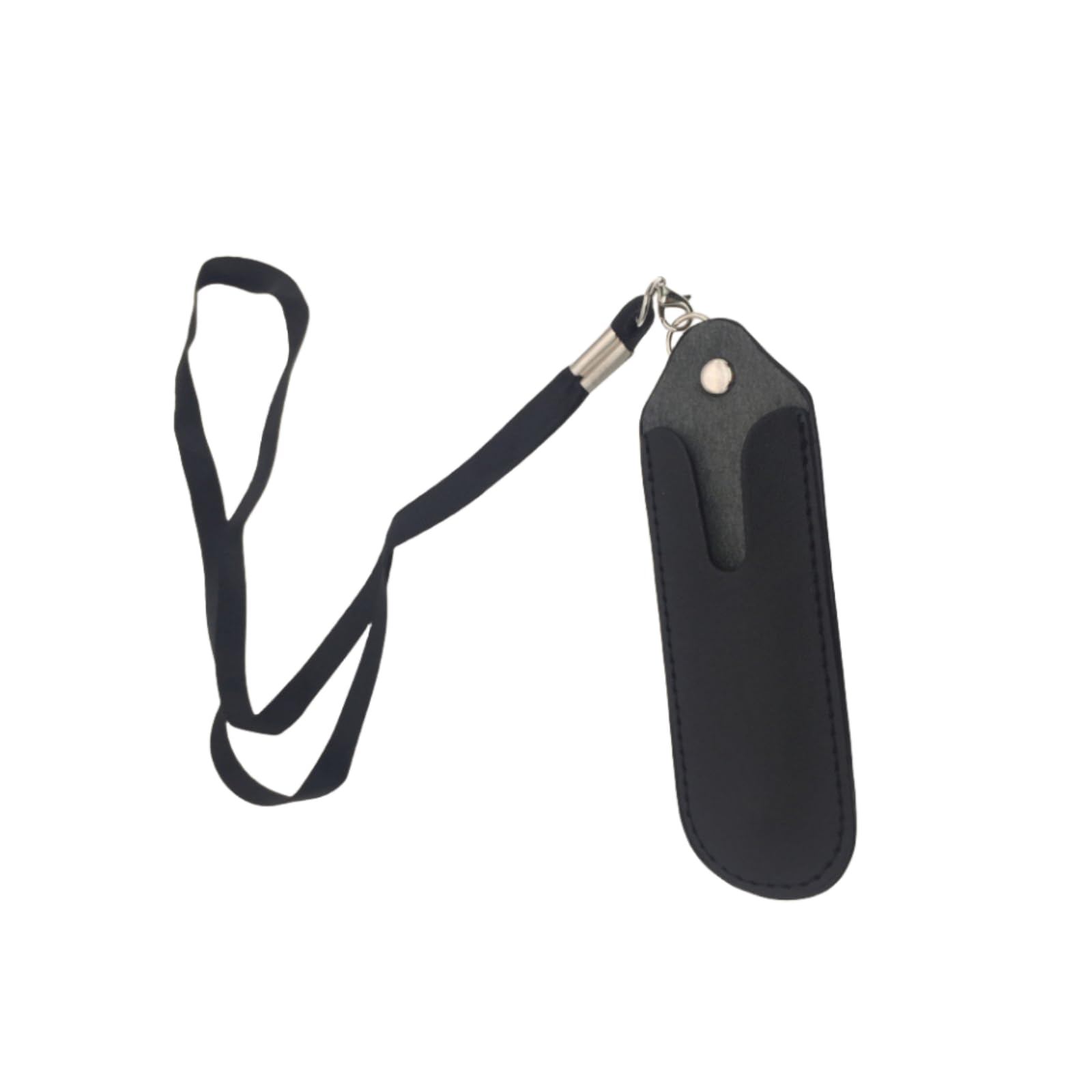 Faux Leather Pouch Case Necklace Lanyard 3
