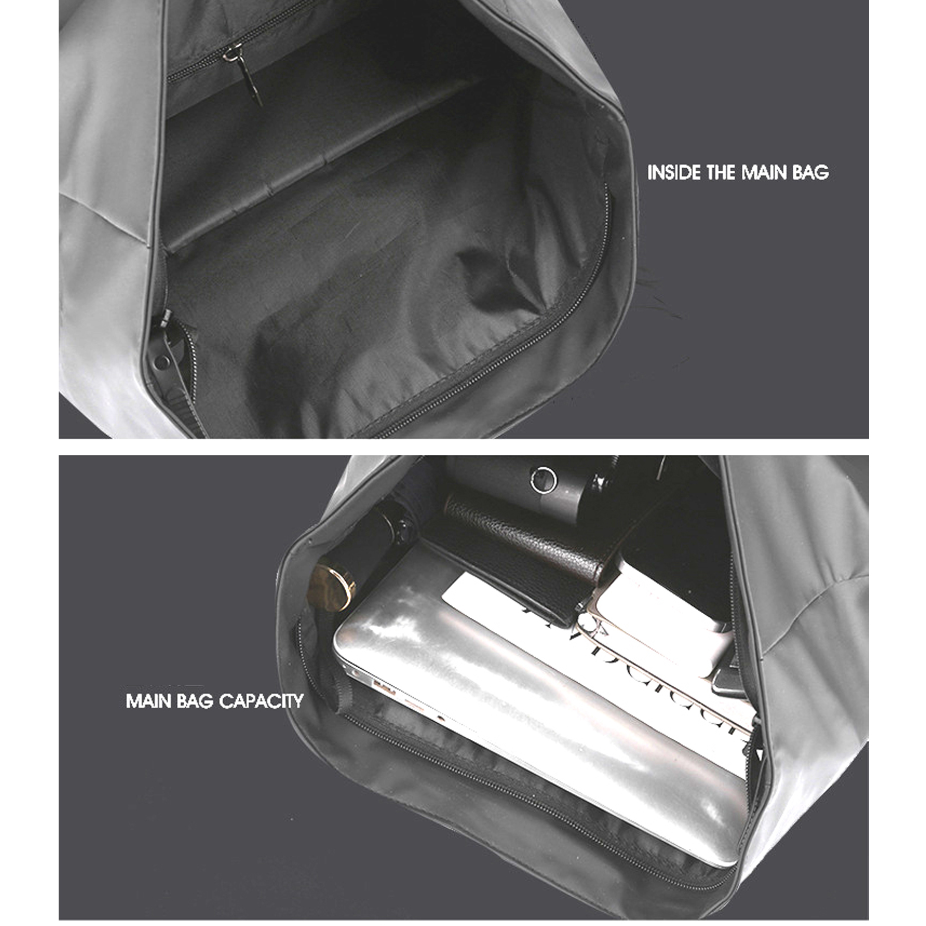 15.6" Roll Top Laptop Backpack 3