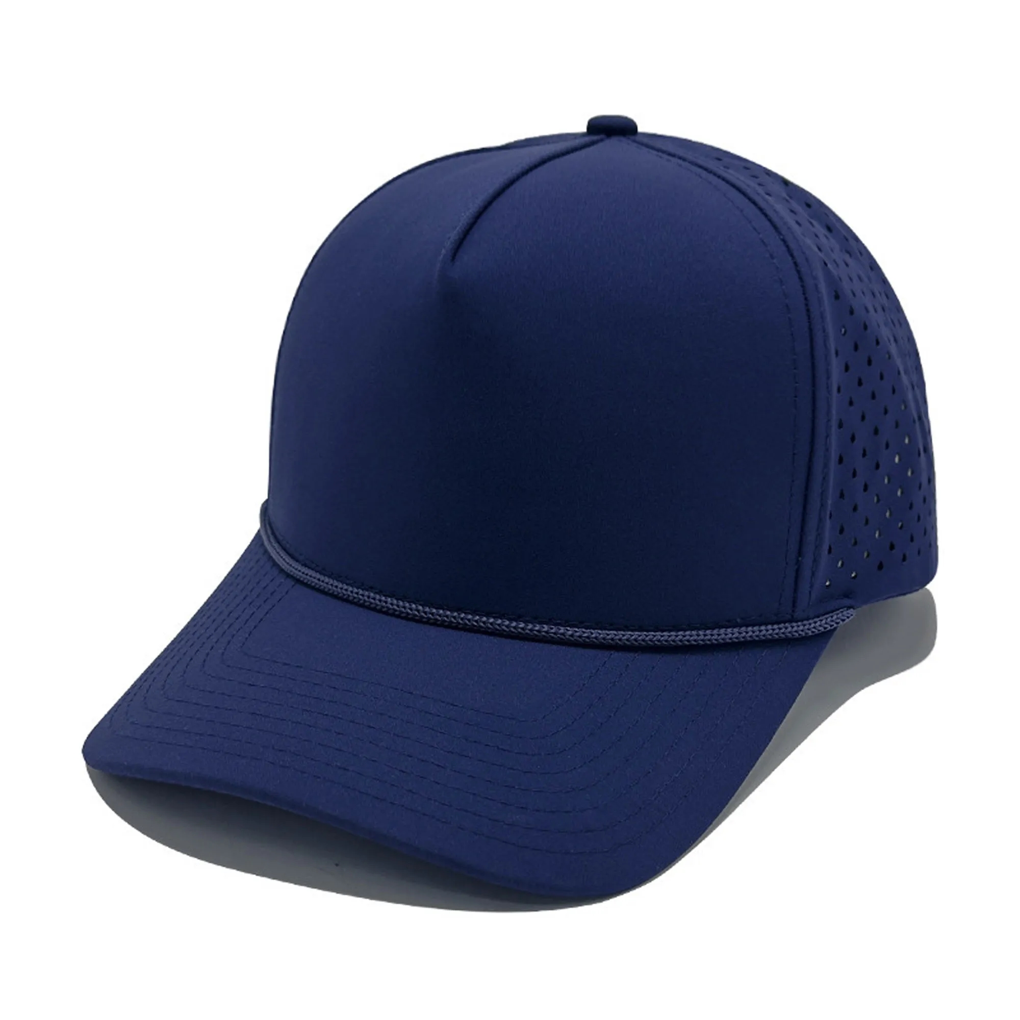 5 Panel Quick Dry Waterproof Baseball Cap With Cord 10