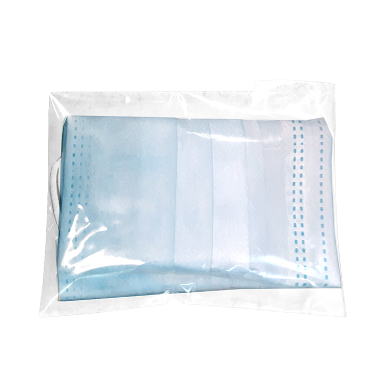 "Europa" 5 Piece Kit with 3-Ply Mask & Antiseptic Wipes in Zipper Pouch 8