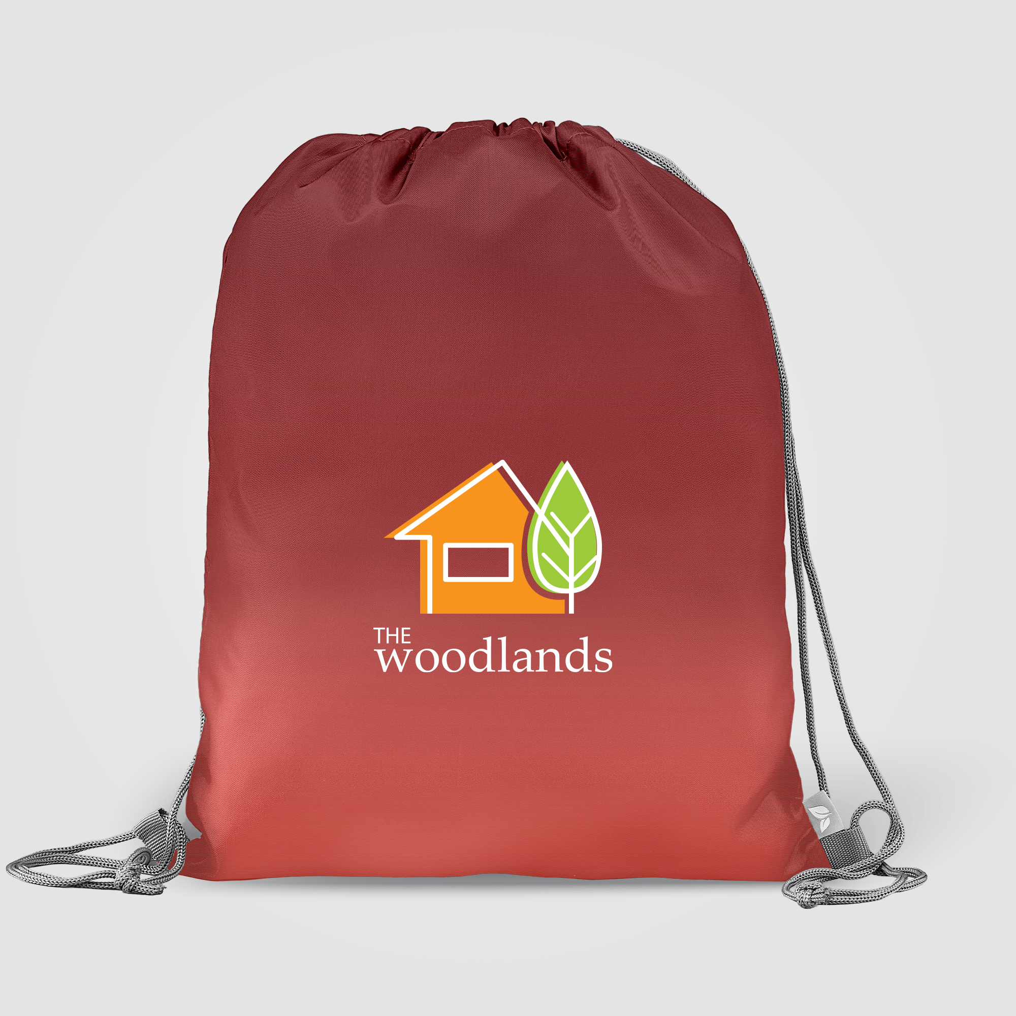 Vilda 210D Polyester Ombre Drawstring Bag  - 6L 2