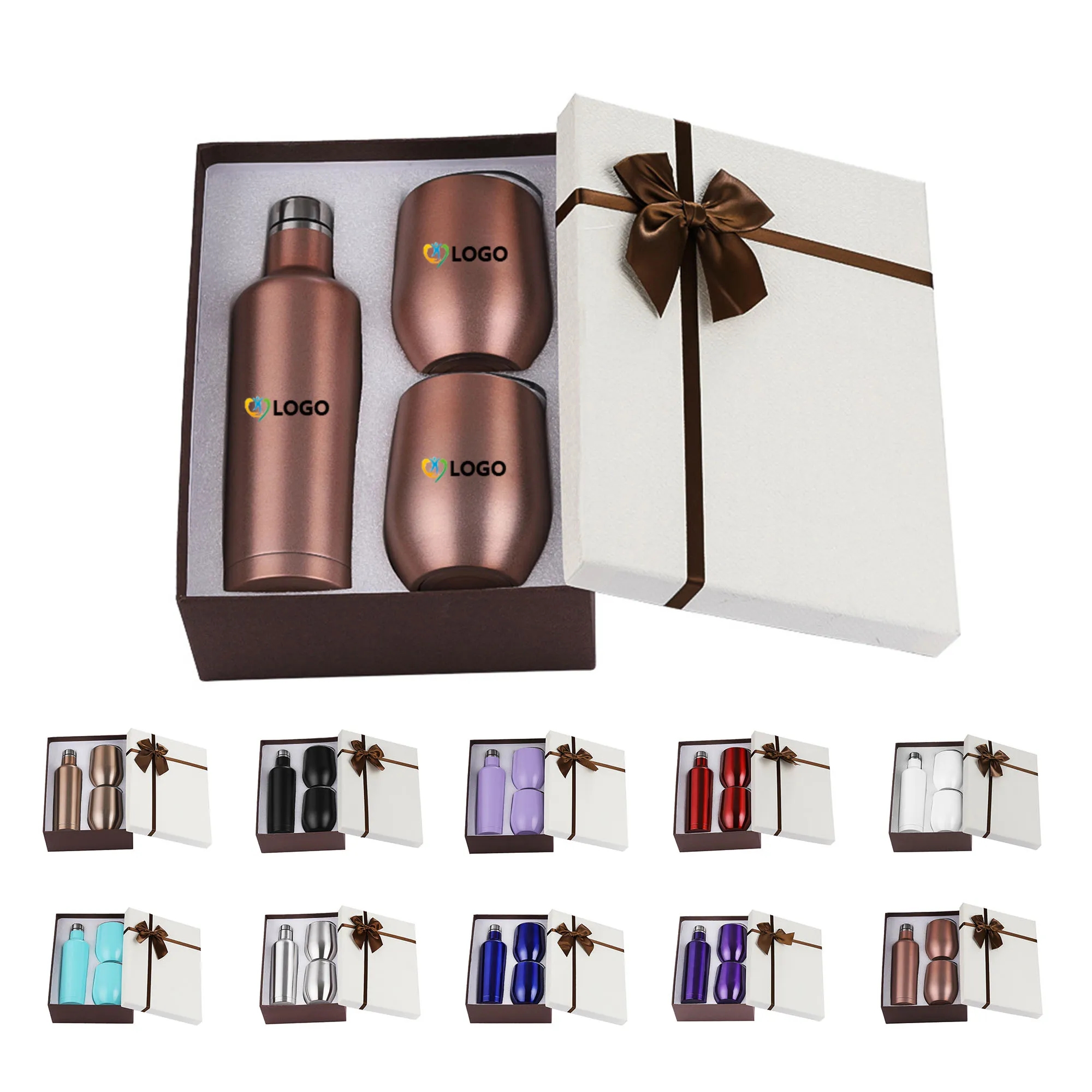 Wine Chiller Gift Set Vacuum Insulated Bottle
