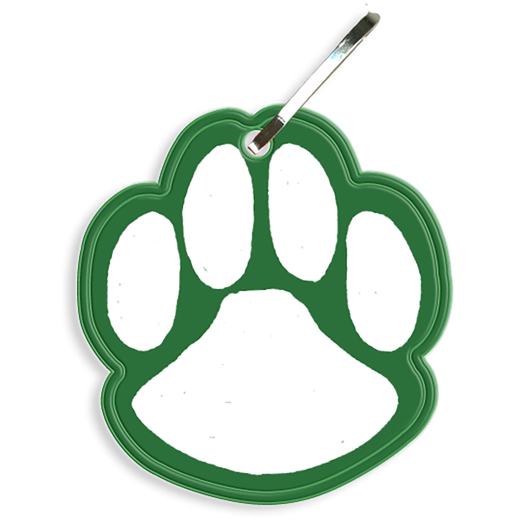Paw Print Reflective Zipper Pull 25