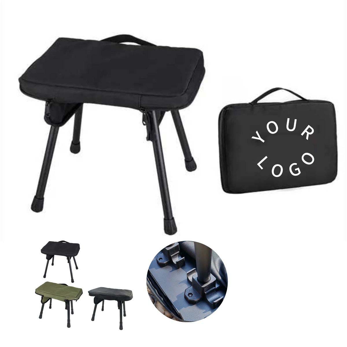 Portable Camping Stool with Carry Bag Included 3