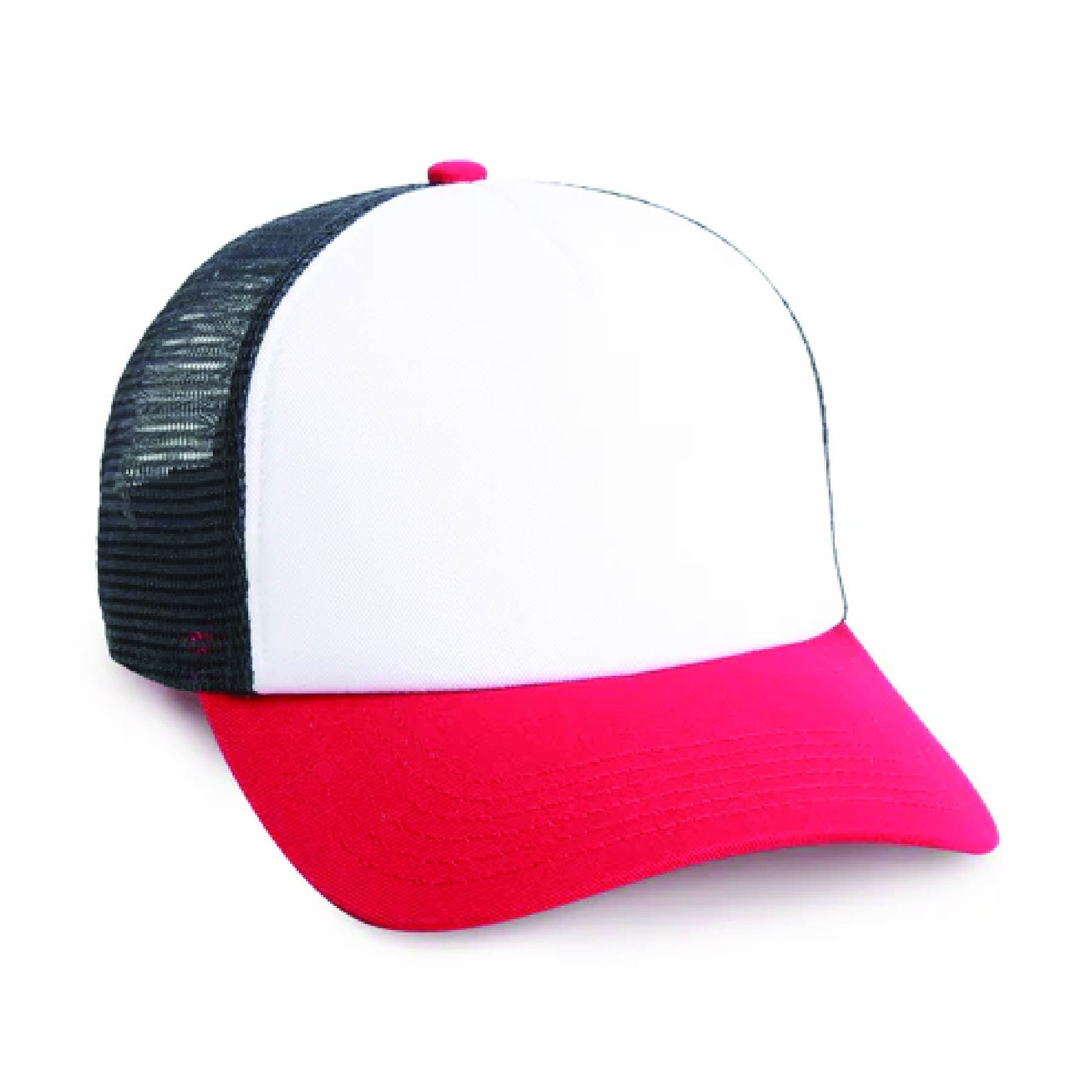 Imperial 1287 5-Panel North Country Trucker Hat w/ Leatherette Patches or Embroidery 16