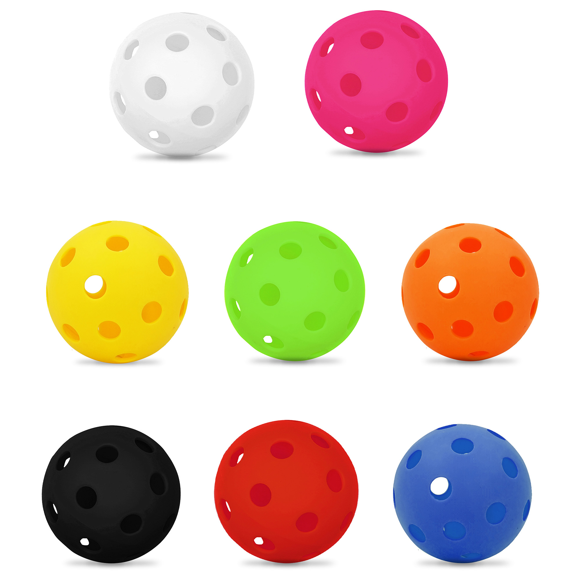 MOQ 50 Pickleball Golf Hole Ball High Elastic PE Material 1