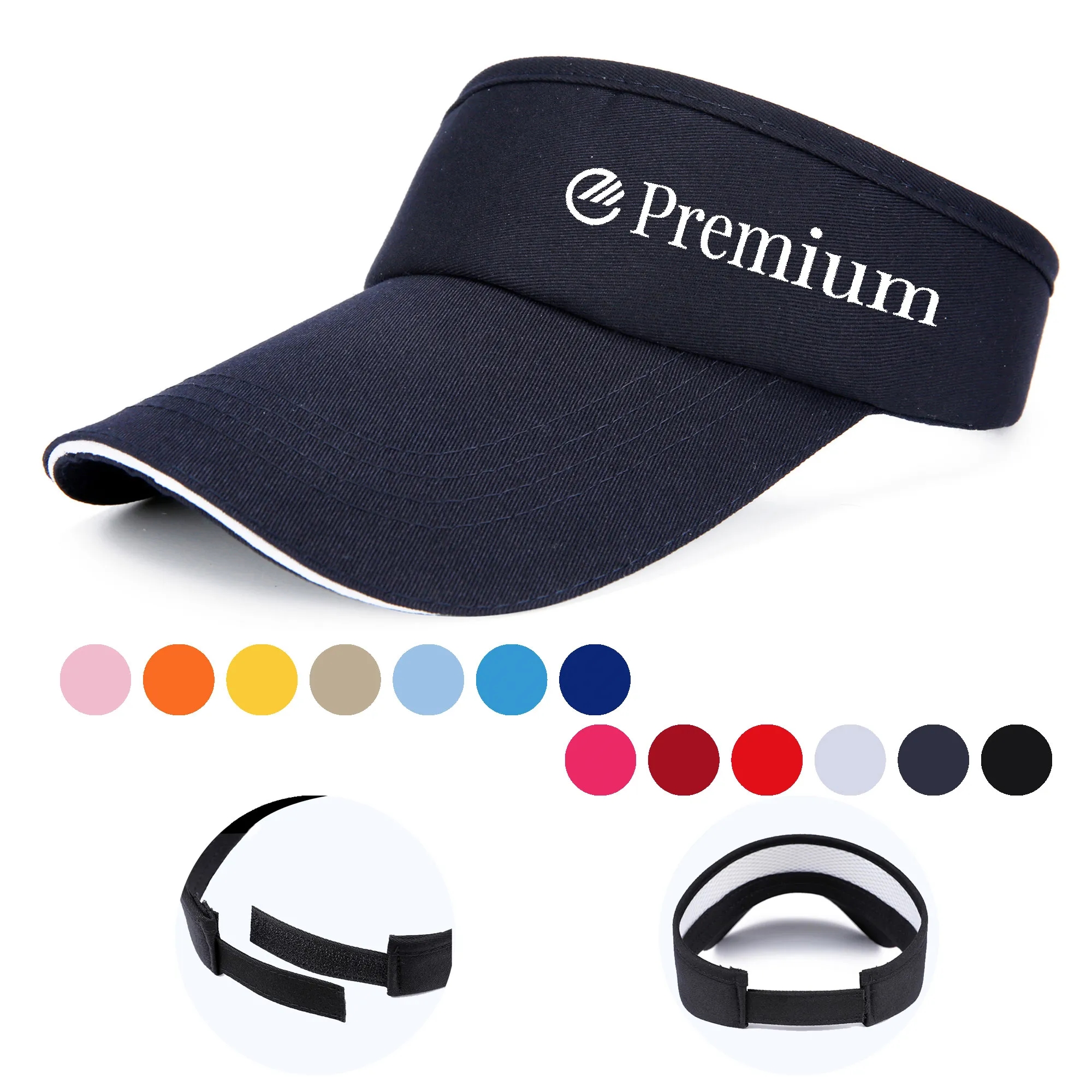 100% Cotton Sports Sun Visor