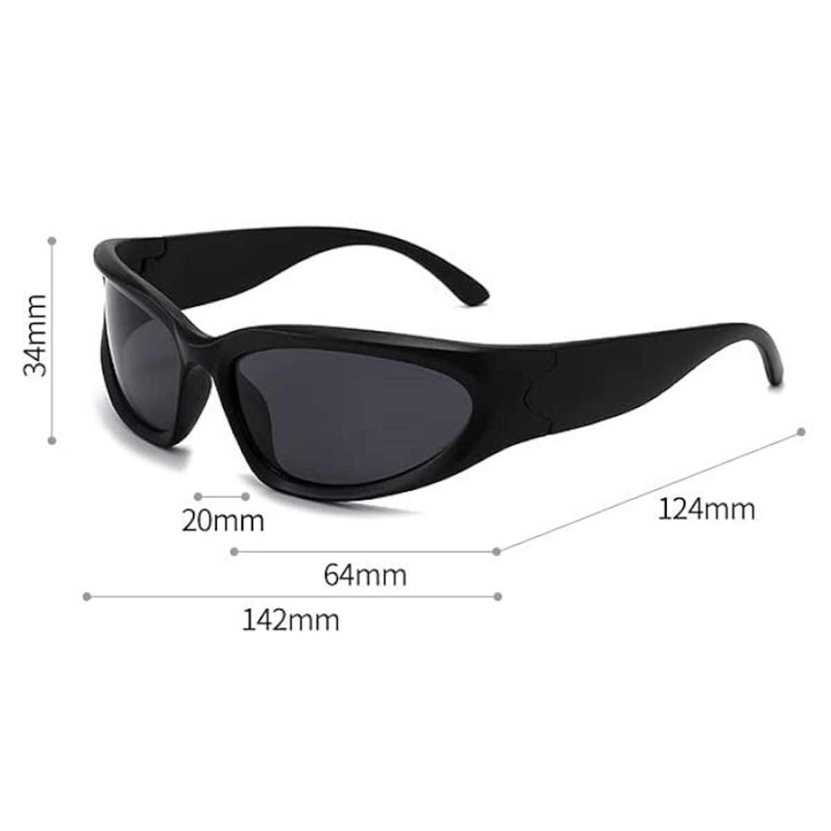 Sport Wraparound Cycling Sunglasses with UV Protection 2