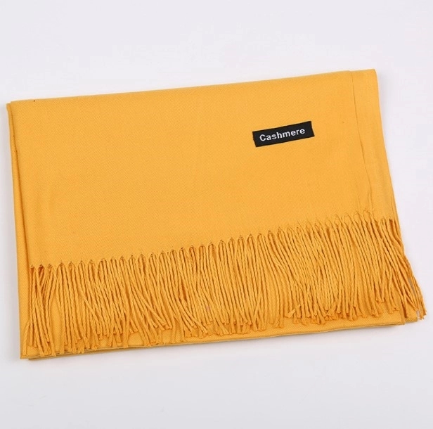 Autumn And Winter Solid Color Imitation Cashmere Scarf 5