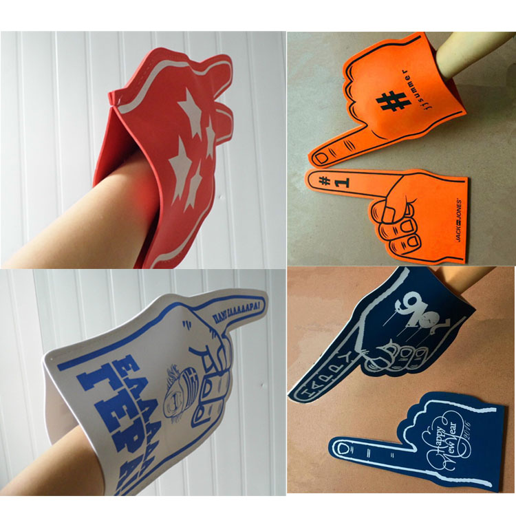 18" EVA Foam Fan Gloves 3