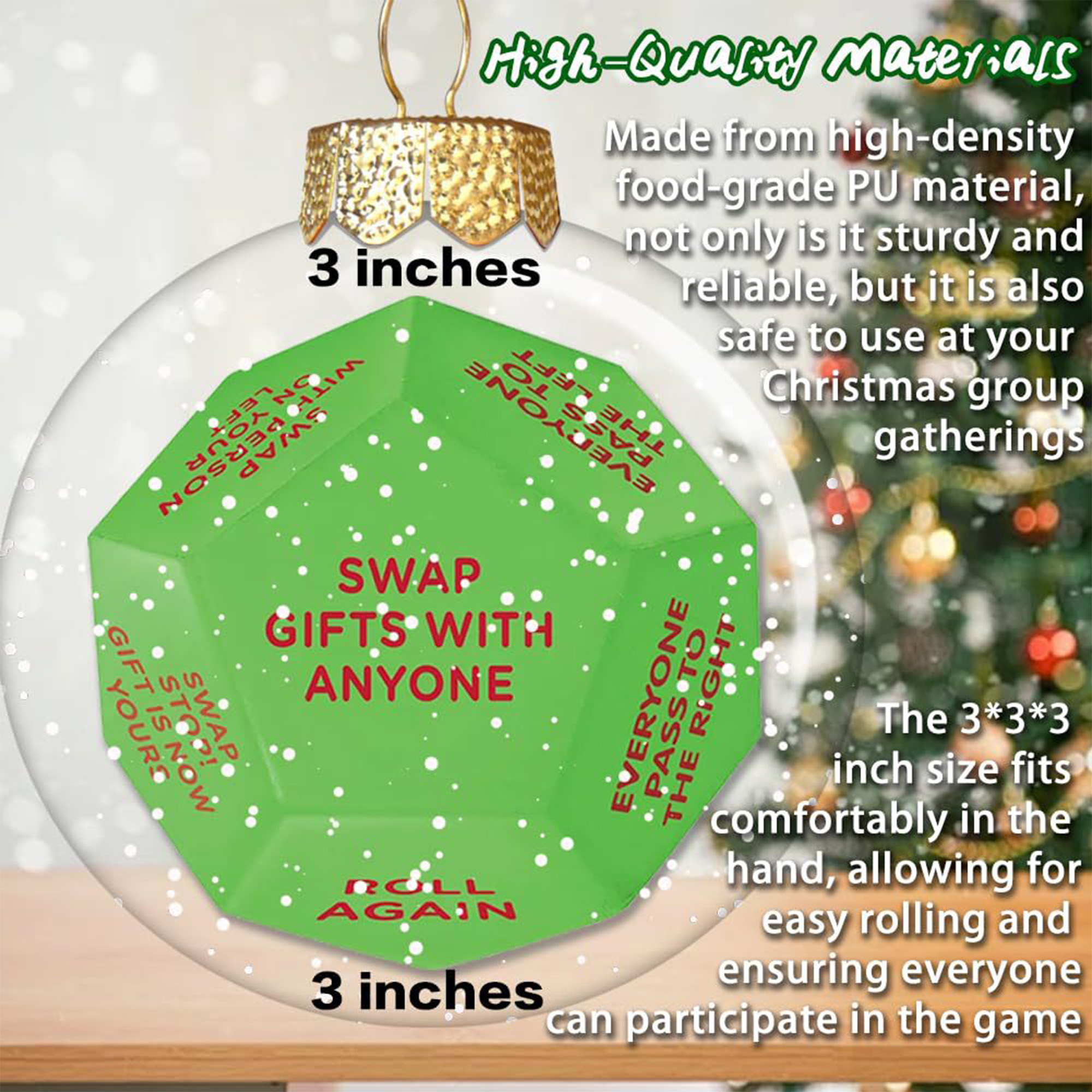 Santa Swap Gift Exchange Dice 2
