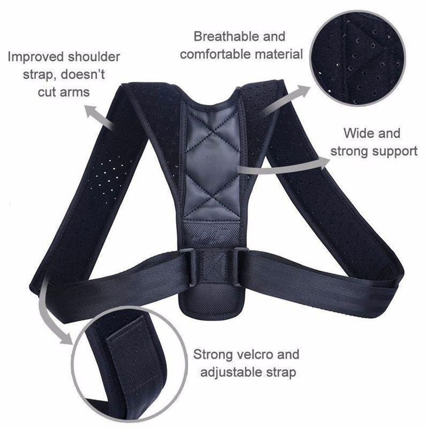 Breathable Anti-Hunchback Sitting Posture Corrector 5