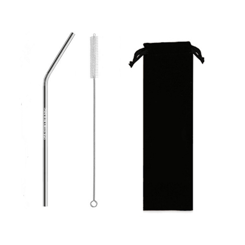 Stainless Steel Straw With A Reusable Pouch 4