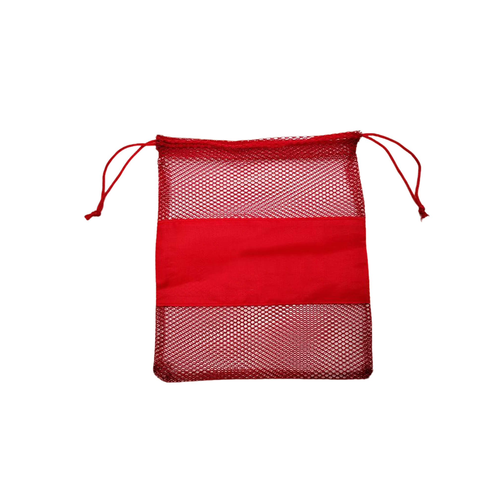 Nylon Mesh Drawstring Storage Bag 11.03" x 13" 4
