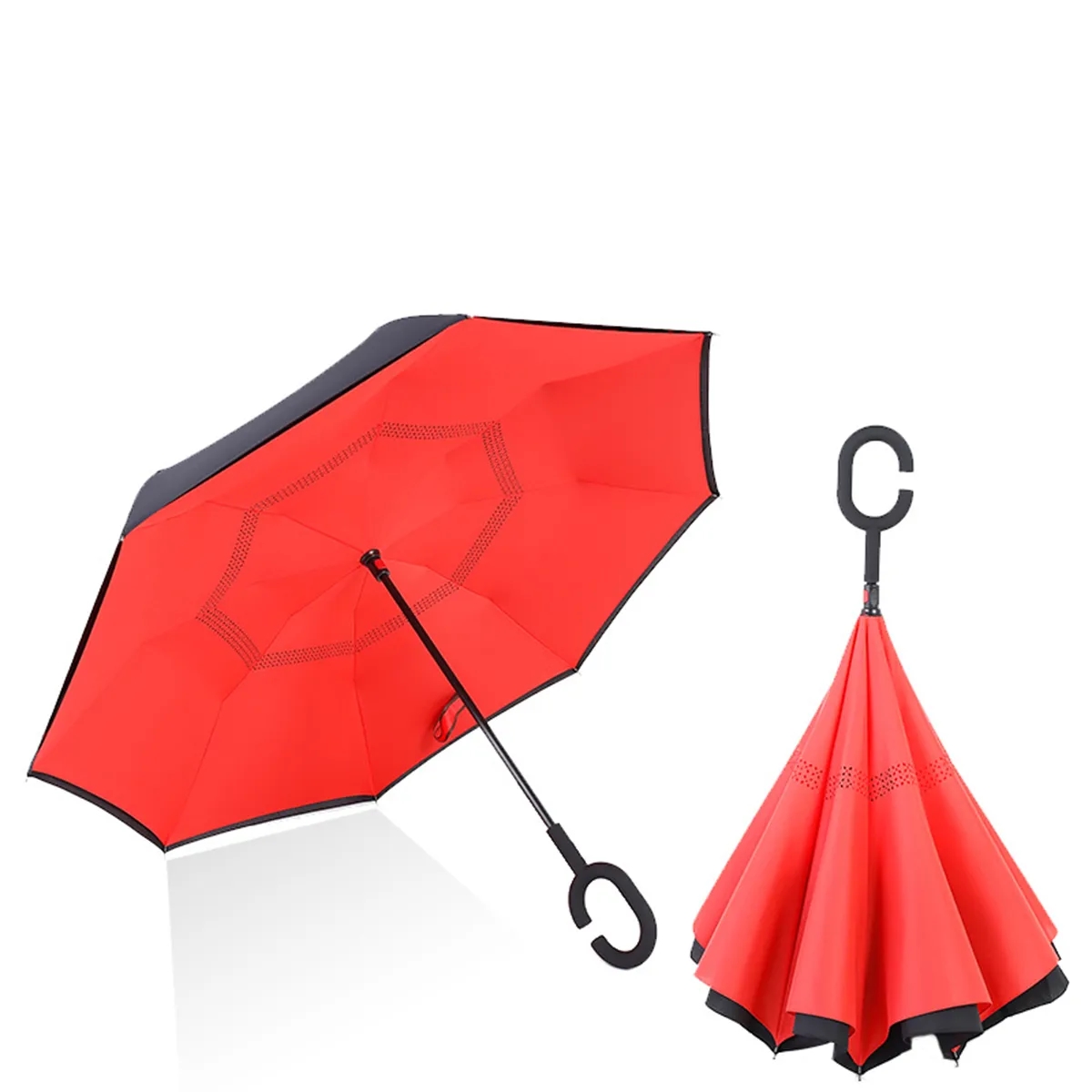 Double Layer C Handle Reverse Umbrella 3
