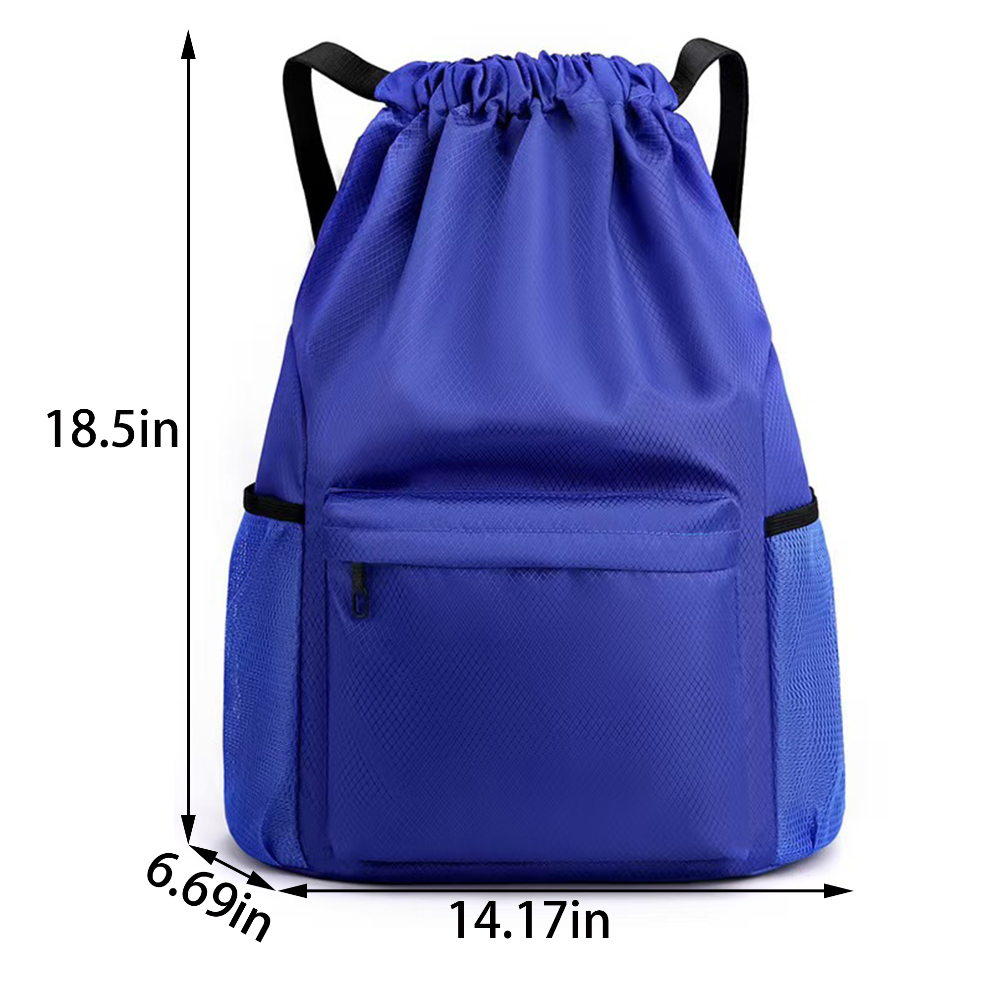 Polyester Large Capacity Custom Drawstring Bag 4