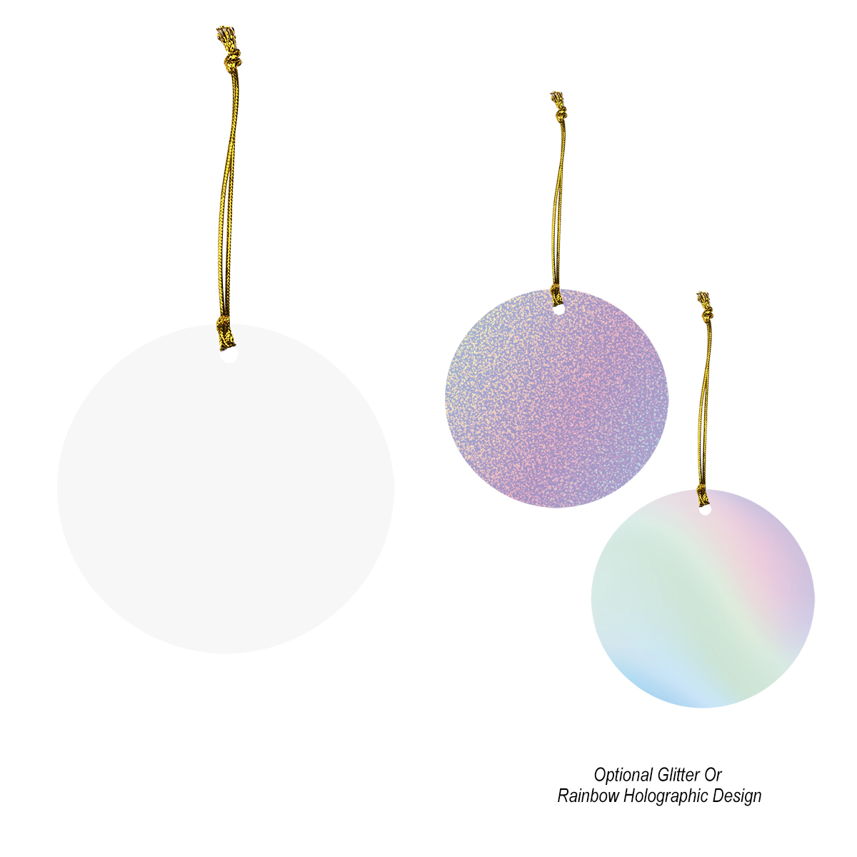 Acrylic Ornament - Circle 1