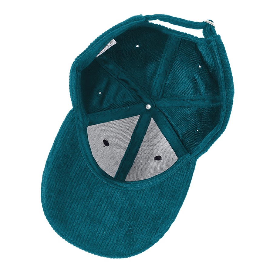 Stock Corduroy 6-Panel Structured Cap w/ Metal Buckle 17
