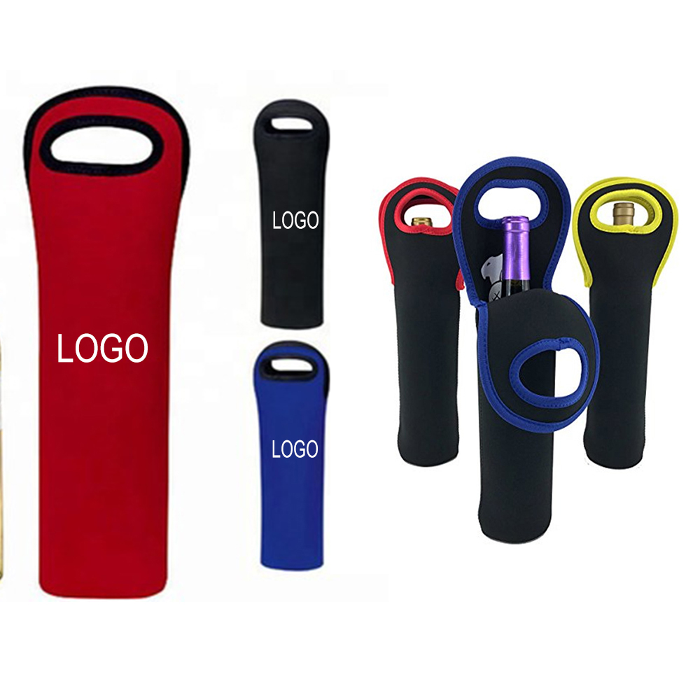 Neoprene Wine Holder, custom koozie with logo imprint 2