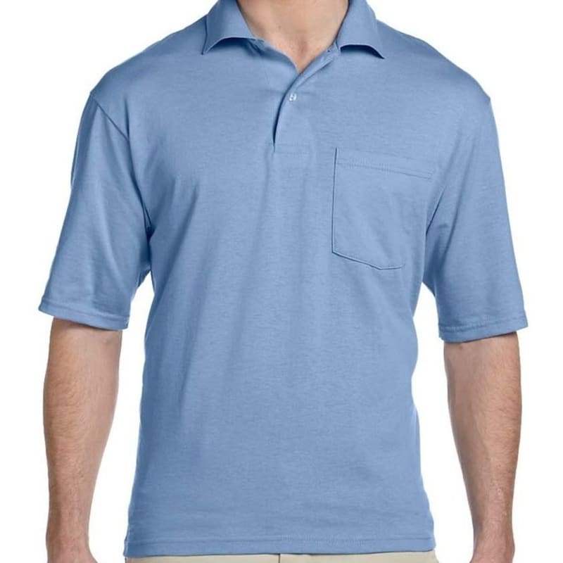 Jerzees 5.6 Oz., 50/50 Jersey Pocket Polo With SpotShield™ 9