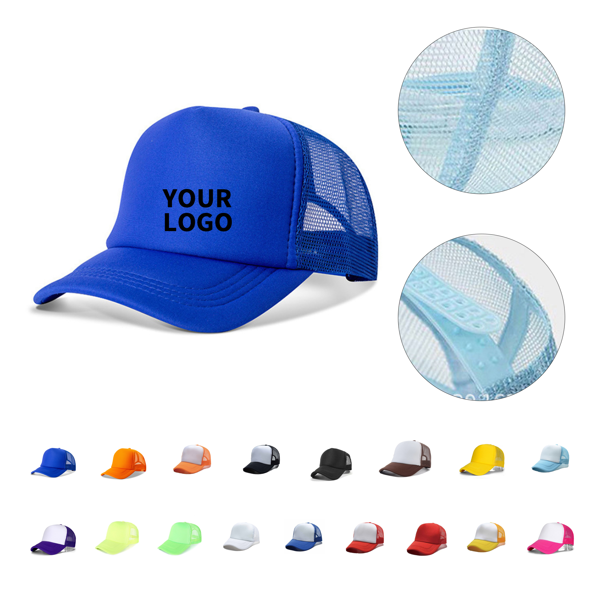 Foam Mesh Adjustable Trucker Cap 14