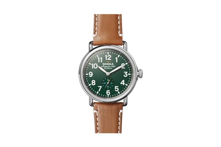 Shinola The Runwell Leather Strap Watch 1