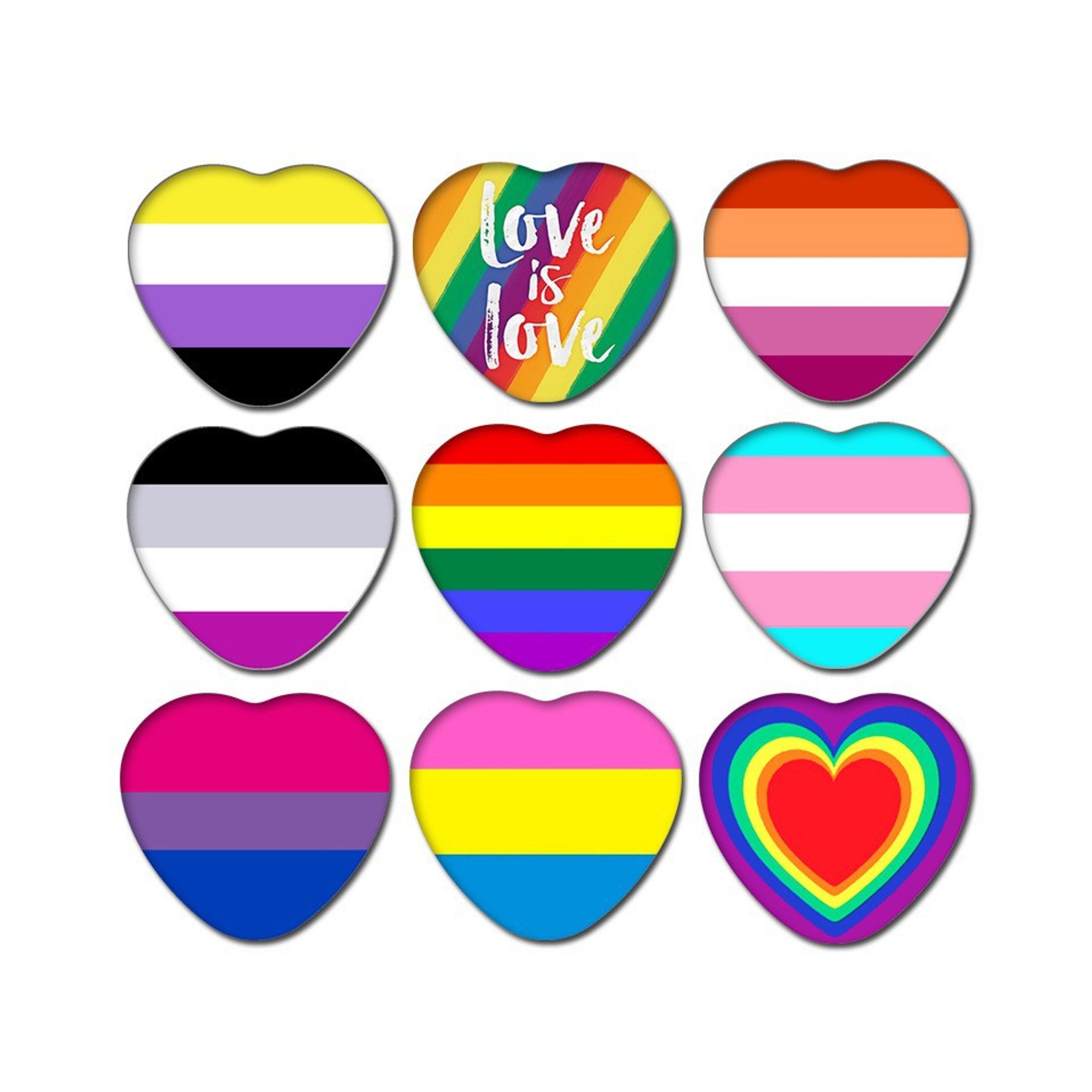 Heart Shape Button 7