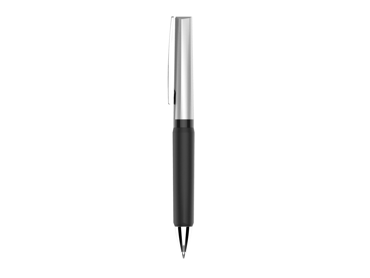 Twist Action Plastic Ballpoint Pens with metal clip 2