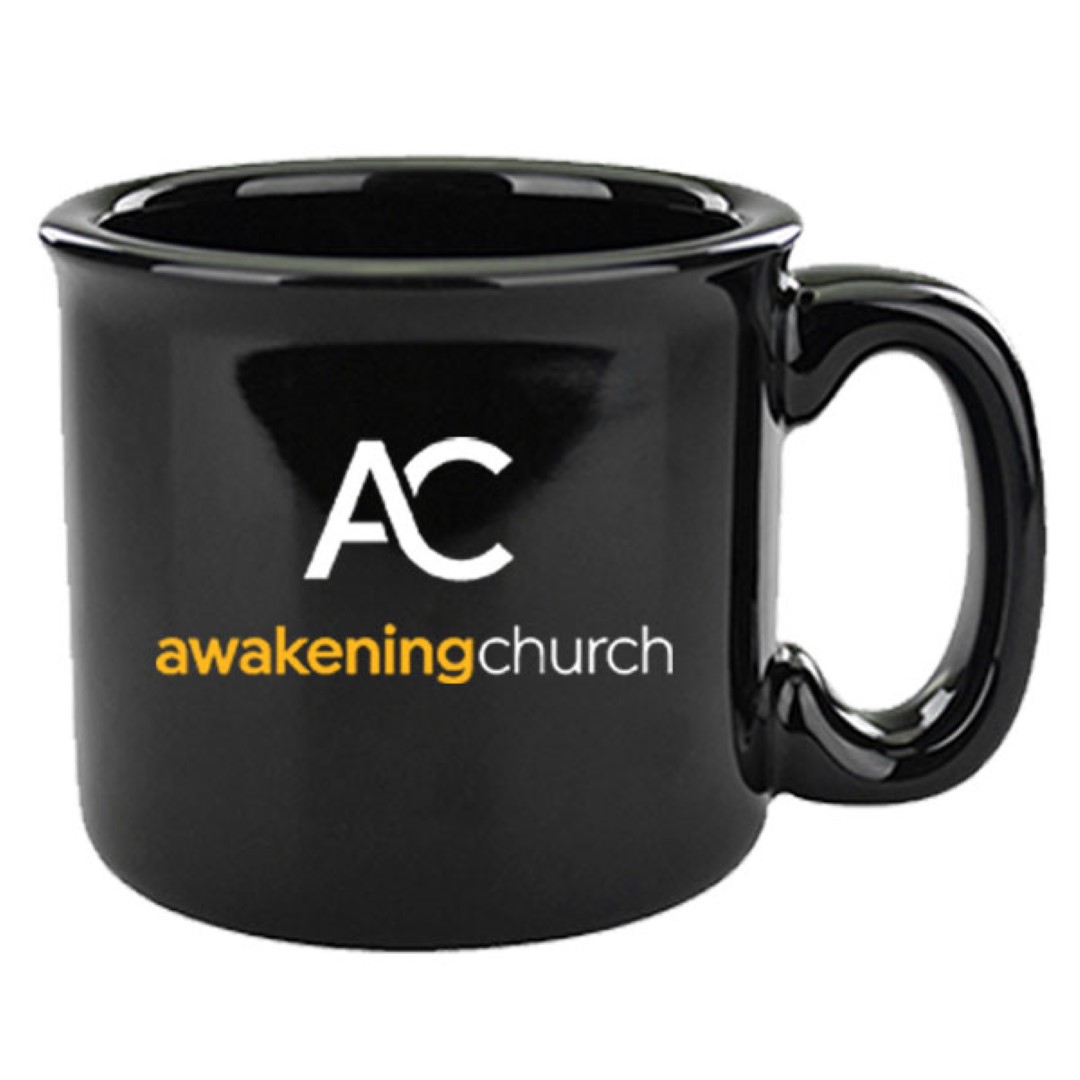 15 oz Yosemite Western Campfiree Mug - Black