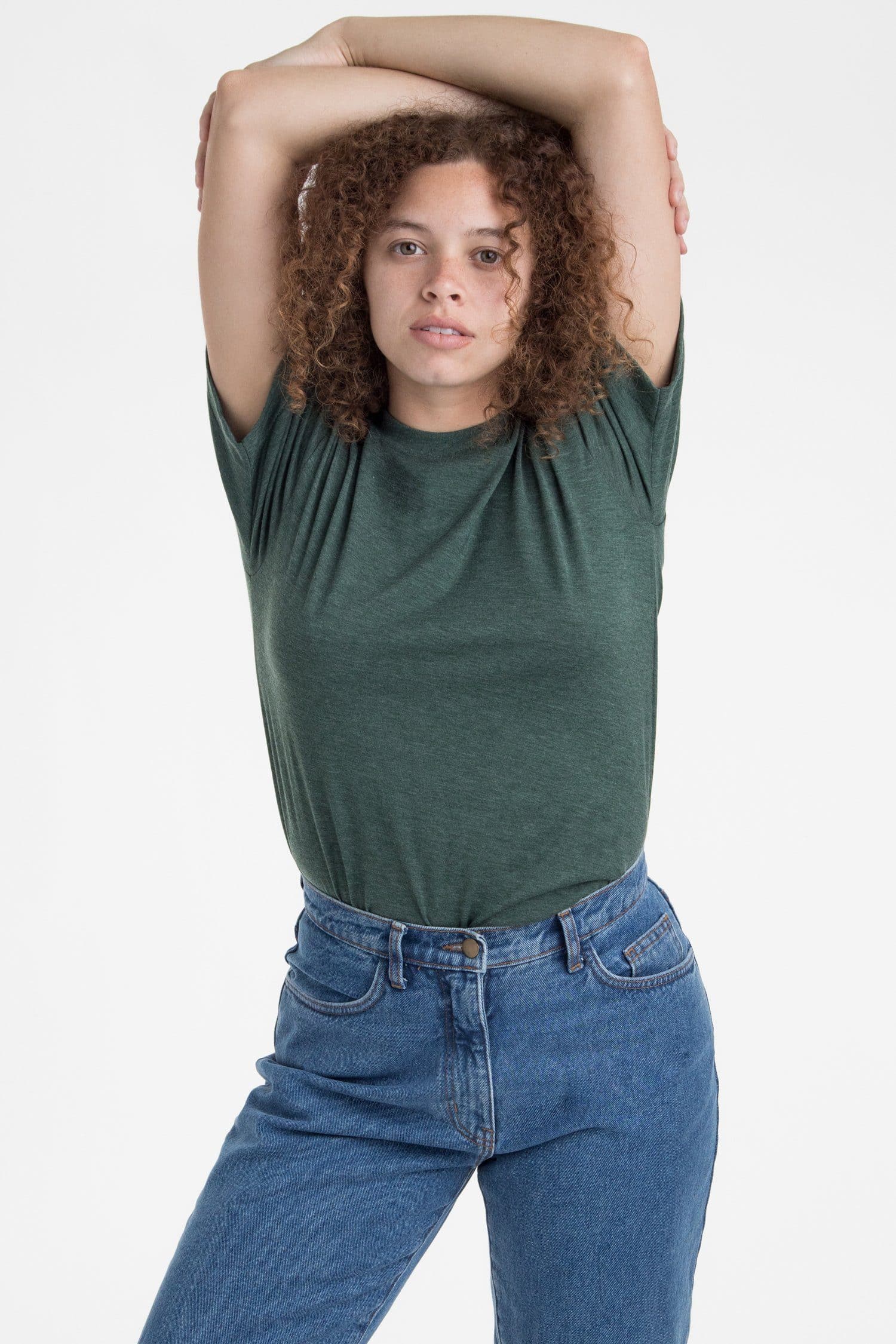 3.8 OZ POLY COTTON S/S T-SHIRT 46