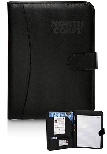 Prestige Black Leather Portfolios
