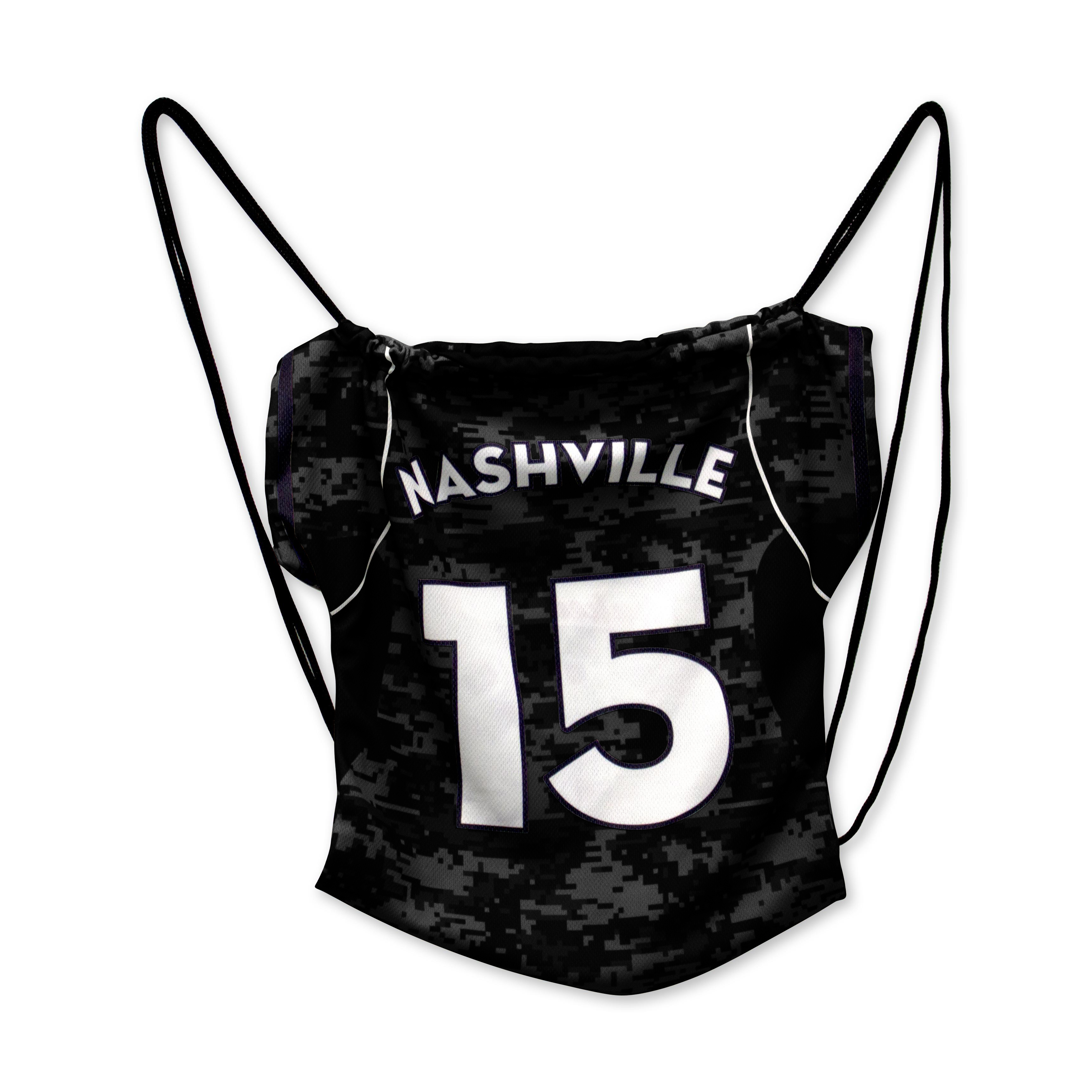 Jersey Mesh Drawstring Backpack 13