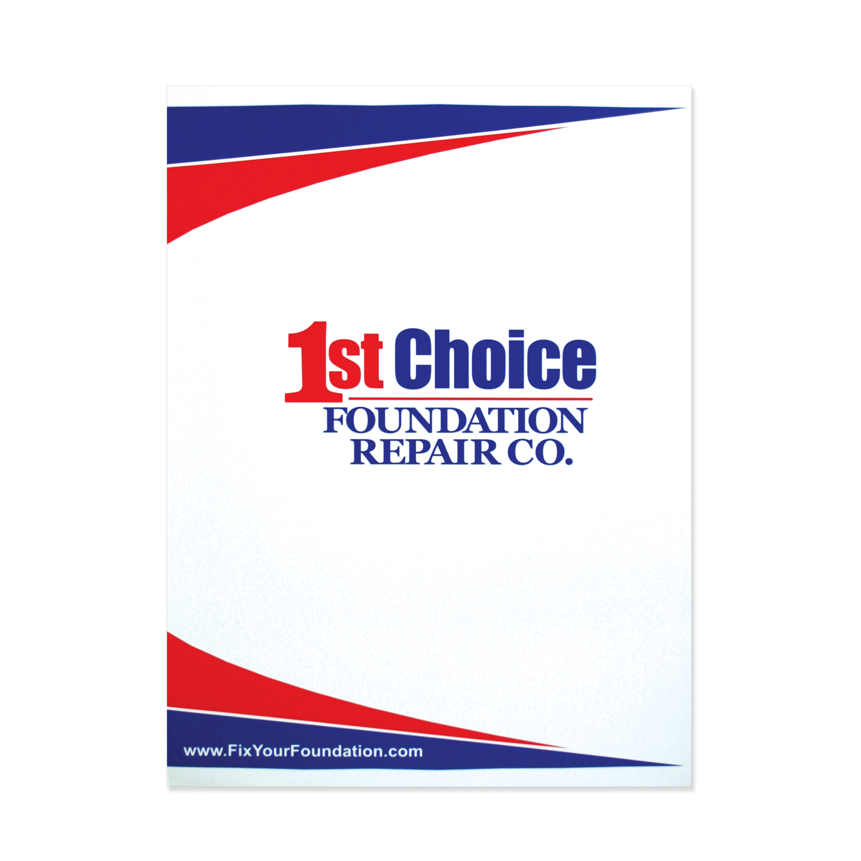 Quick Ship Pocket Folder Printed Two PMS Colors 32