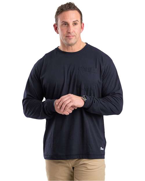 Men's Performance Long Sleeve Pocket T-Shirt - BSM39 18