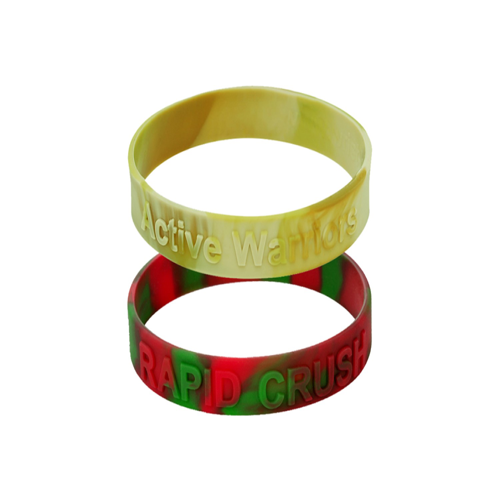 Tie Dye Silicone Wristband - 3/4" band 4