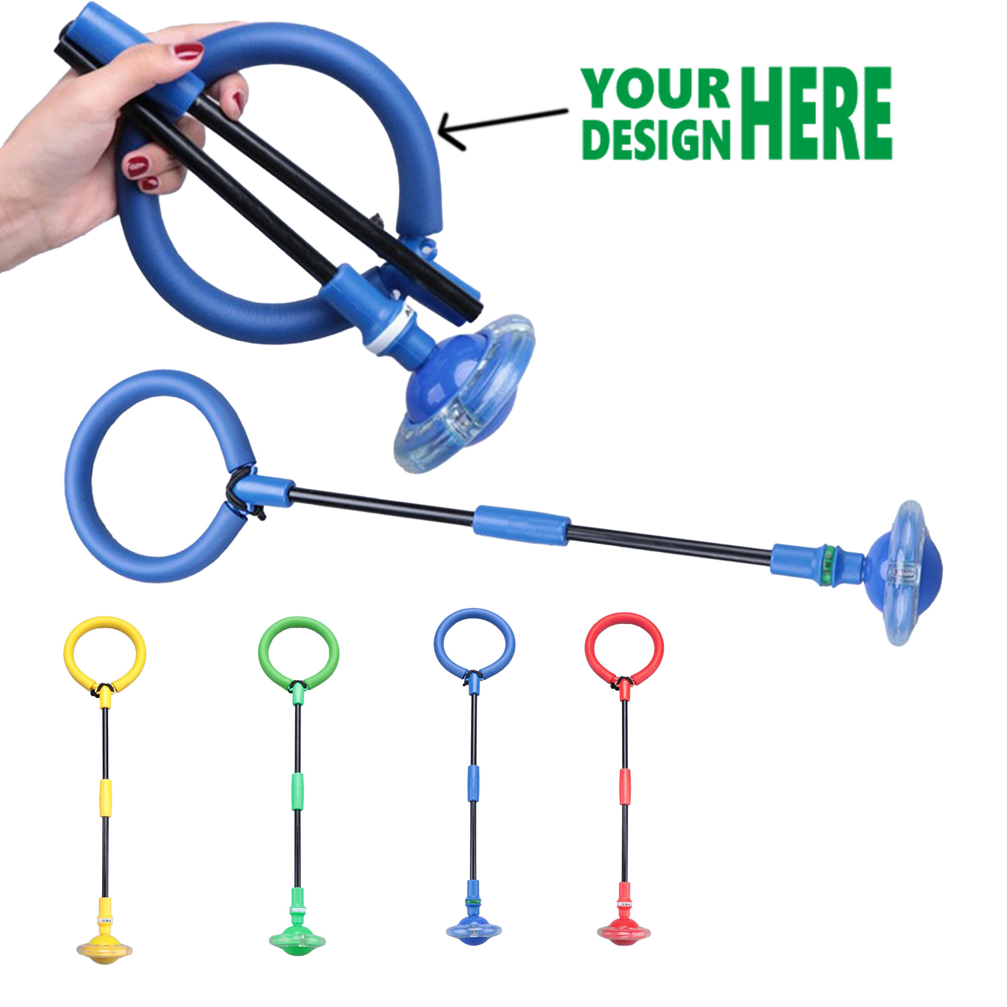 Flashing Bounce Ball Single-Leg Jump Ring 2